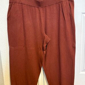 Ava & Viv Women’s Rust-Colored Lounge Pants